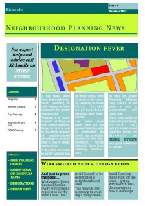 Kirkwells' Neighbourhood Planning News October 2012 Cover