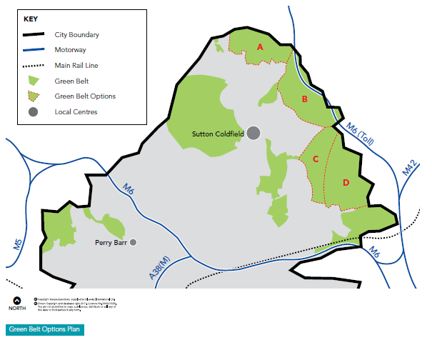 Birmingham Development Plan Green Belt Options